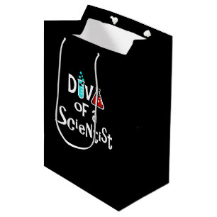 Sac Cadeau Moyen "DIVA d'un scientifique"
