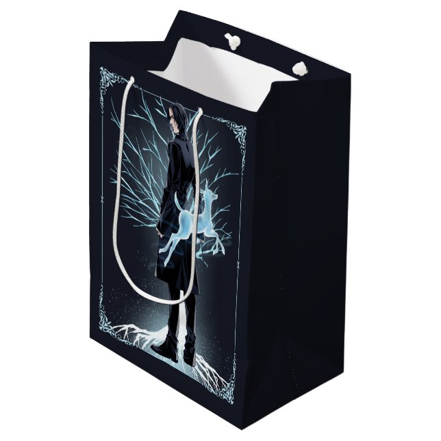 Sac Cadeau Moyen Doe Patronus d'Anime Severus Snape (Devant Angle)