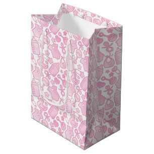 Sac Cadeau Moyen Douces arroses Ombre rose