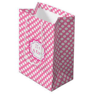Sac Cadeau Moyen Douche de bébé, c'est une fille
