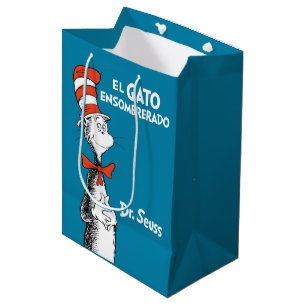 Sac Cadeau Moyen Dr. Seuss El Gato Ensombrerado Espagnol