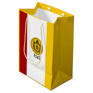 Sac Cadeau Moyen Drapeau de San Diego, Californie