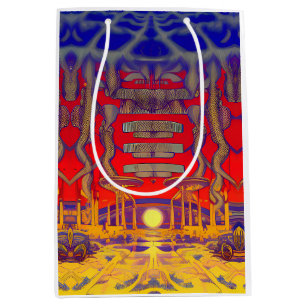 Sac Cadeau Moyen Dreamland psychédélique