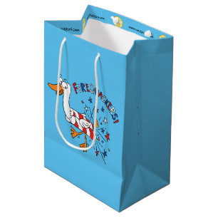 Sac Cadeau Moyen Drôle 4 juillet canard mignon enfants