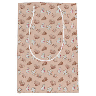 Sac Cadeau Moyen Échange de cookies de Noël