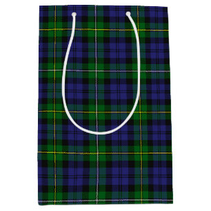 Sac Cadeau Moyen écossais Campbell Family Tartan Motif