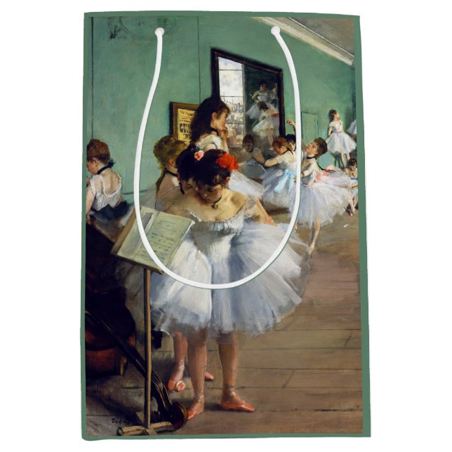 Sac Cadeau Moyen Edgar Degas - Classe Danse (Devant)