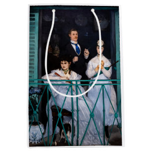 Sac Cadeau Moyen Edouard Manet - Balcon / Le Balcon