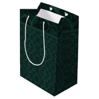 Sac Cadeau Moyen Emerald Damask
