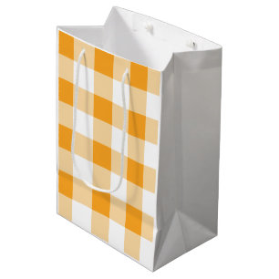 Sac Cadeau Moyen en vichy Motif
