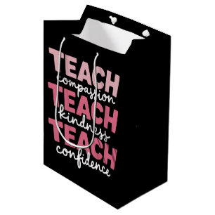 Sac Cadeau Moyen Enseigner la vie mignonne de l'enseignant Éducatio