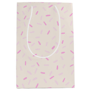 Sac Cadeau Moyen Épingles roses à main