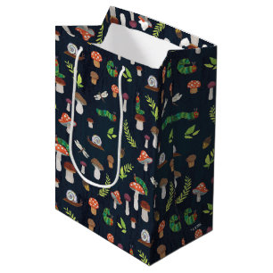 Sac Cadeau Moyen Eric Carle Motif Bugs et Champignons