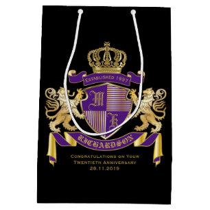 Sac Cadeau Moyen Faites votre propre manteau de l'emblème de