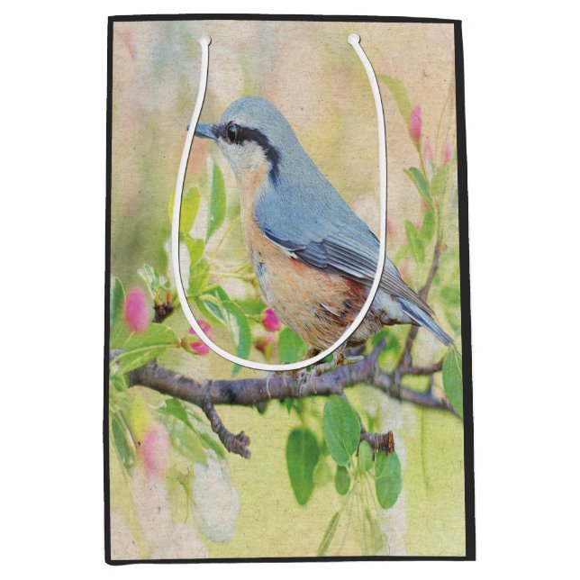 Sac Cadeau Moyen Fanatique d'oiseaux (Devant)