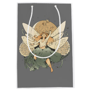 Sac Cadeau Moyen Fée Enchantante - Imaginaire lunaire