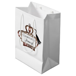 Sac Cadeau Moyen Félicitations Princesse "Graduation" TIARA