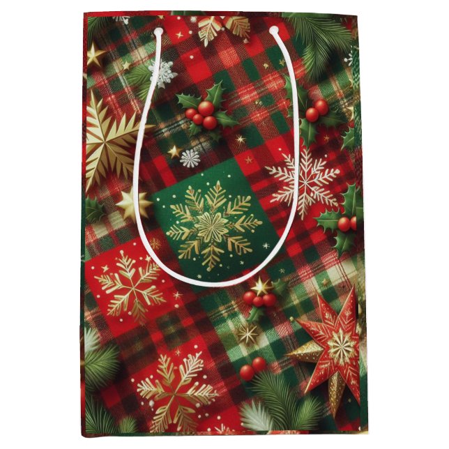 Sac Cadeau Moyen Festivus (Devant)
