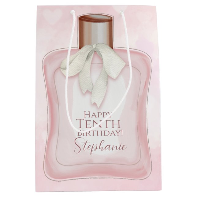 Sac Cadeau Moyen Fête du glam parfum (Devant)