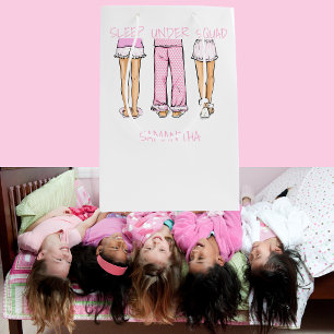 Sac Cadeau Moyen Fête en Pyjama Filles / Dors Sous Favor
