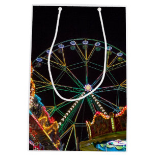 Sac Cadeau Moyen Fête foraine la nuit