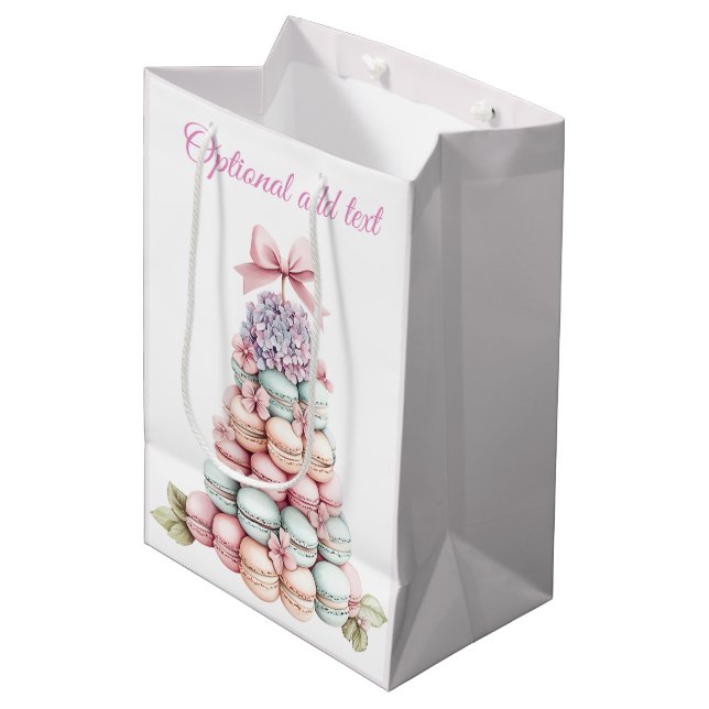 Sac Cadeau Moyen Fêtez-Vous Un Joyeux Hommage D'Anniversaire ! (Devant Angle)