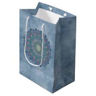 Sac Cadeau Moyen Fleur De Vie - Mandala India Style 1