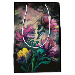 Sac Cadeau Moyen Fleurs florissantes