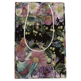 Sac Cadeau Moyen Fleurs sauvages australiens vintages