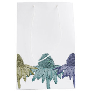 Sac Cadeau Moyen Fleurs Susan aux yeux noirs
