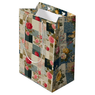 Sac Cadeau Moyen Floral Fushion