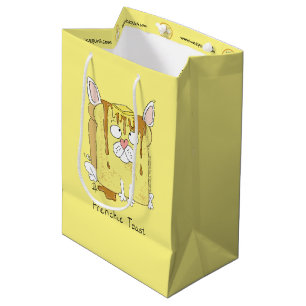 Sac Cadeau Moyen Frenchie Toast French Bulldog Funny