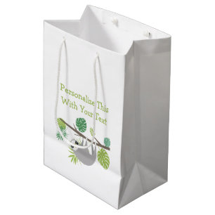 Sac Cadeau Moyen Fun texte personnalisé, crochet de la fente
