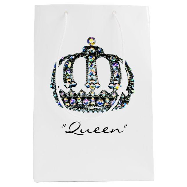 Sac Cadeau Moyen Gemme d'une reine Tiara (Devant)