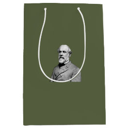 Sac Cadeau Moyen Général ⚔️ 🎩 Robert E. Lee Army Green