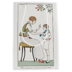 Sac Cadeau Moyen George Barbier, Sac-cadeau Art Déco Moyen