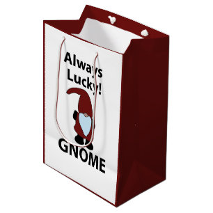 Sac Cadeau Moyen Gnome Toujours Lucky Gnome