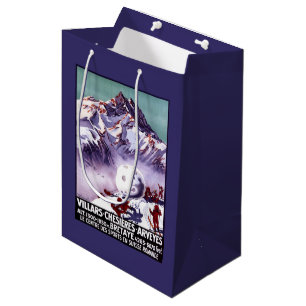 Sac Cadeau Moyen Gnomes vilains faisant l'affiche géante de