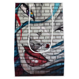 Sac Cadeau Moyen Graffiti de fille asiatique
