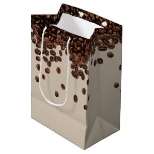 Sac Cadeau Moyen Grains de café