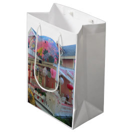 Sac Cadeau Moyen Grand Illumination en rose - Vignoble de Martha