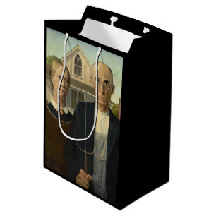 Sac Cadeau Moyen GRANT WOOD - 1930 gothique américain