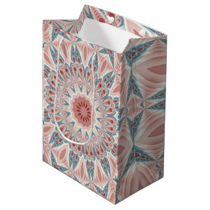Sac Cadeau Moyen Grattez moderne Kaleidoscope Mandala art fractal