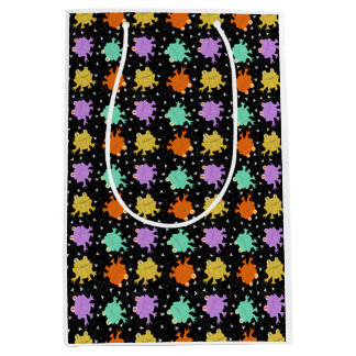 Sac Cadeau Moyen Grenouilles psychédéliques Papier à enveloppement 