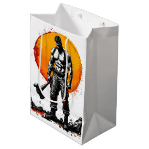 Sac Cadeau Moyen guerrier barbare médiéval imaginaire hummer force