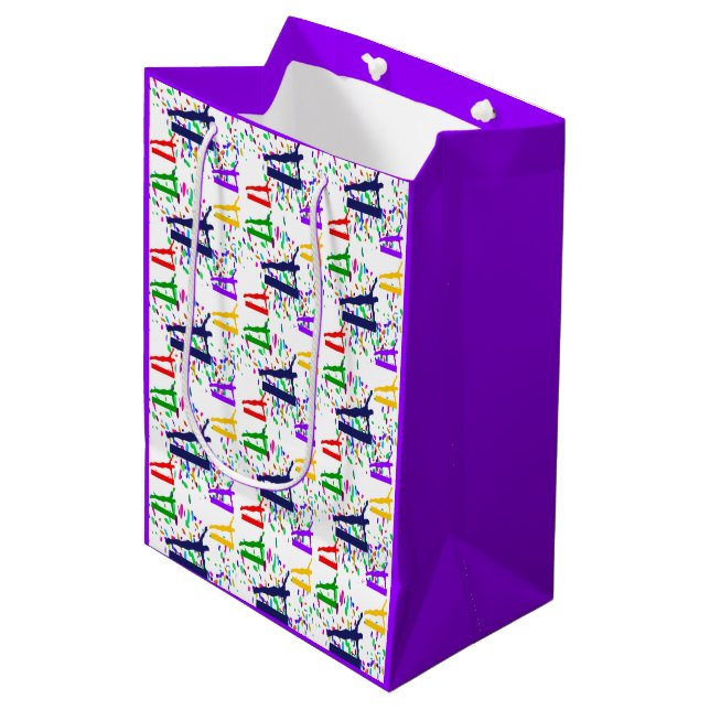 SAC CADEAU MOYEN GYMNASTIQUE (Devant Angle)