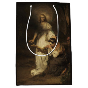 Sac Cadeau Moyen Hagar et l'Ange (par Carel Fabritius)