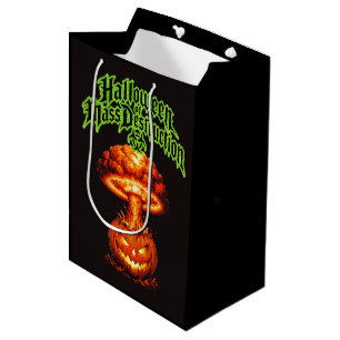 Sac Cadeau Moyen Halloween de destruction massive Jack-o'-lanterne
