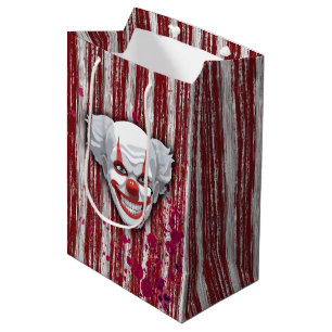 Sac Cadeau Moyen Halloween du Carnaval de Clown déplaisant