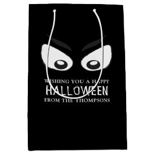 Sac Cadeau Moyen Halloween Éffrayant effrayant fantôme yeux Whimsic